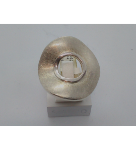 Zilver dames ring ring-slag ysmat/glans - 3102442