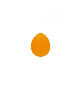 MY iMenso Goccy (15mm) insignia Cat's Eye "saffron" cabochon (glass/comp) - 3200811