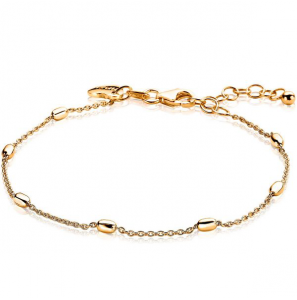 Zinzi zlv. armband gg.verg. grmt/ovaaltjes 16.5-19cm - 3210833