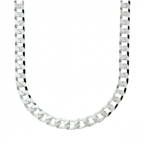 Zilver collier gourmet 5.5 mm 50 cm. - 3220134