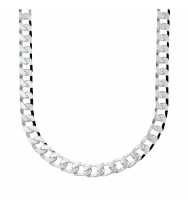 Zilver collier gourmet 5.5 mm 60 cm. - 3220135