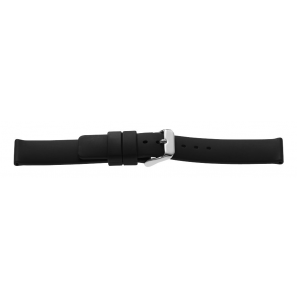 Bear horlogeband siliconen zwart 22 mm - 3220663