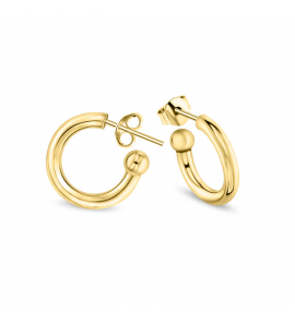 MY iMenso tubo Earring 15 mm (925/1M gold-plated) - 3222472