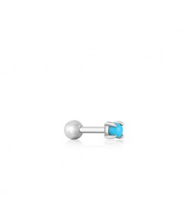 Ania Haie Turq. Cab. Barbell Single Ear S Silver - 3220186