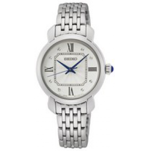 Seiko dames staal bracelet crystal glass wit 50m wr - 3220213