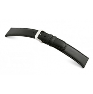 Happel Lederband Phoenix 22 mm XL zwart glad - 3200833