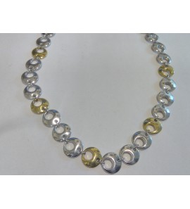 Sterling Gold collier rondoog-open 45 cm 5.2AG/17.5AU - 3114007