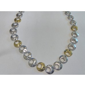 Sterling Gold collier rondoog-open 45 cm 5.2AG/17.5AU - 3114007