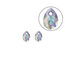 MY iMenso Gold Creoli Pera pair stone "Brillante crystal" "Crystal " 9 mm - 3223182