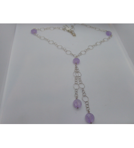 Zilver collier fantasie 51.5 cm - 3103763