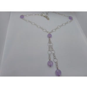 Zilver collier fantasie 51.5 cm - 3103763