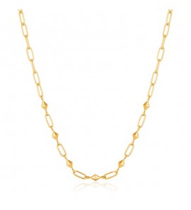 Ania Haie Heavy Spike Necklace M GP - 3201540