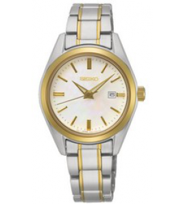 Seiko dames new link bicolour bracelet zilver 100m wd - 3200279