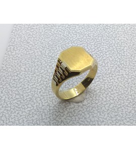 Goud heren "President" bicol. achtkant mt. 19¾ - 3223598