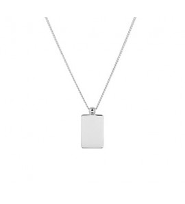 Zilver RH Graveercollier 1,0 mm 40 + 5 cm - 3192456
