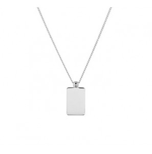 Zilver RH Graveercollier 1,0 mm 40 + 5 cm - 3192456