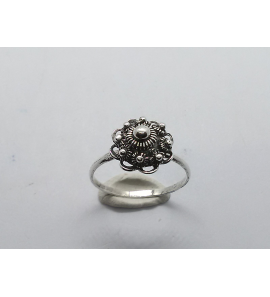 Zilver dames ring Zeeuwse knop 11 mm mt. 16¾ - 3221123