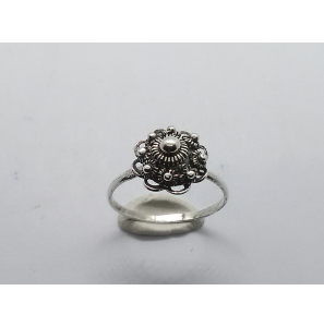Zilver dames ring Zeeuwse knop 11 mm mt. 16¾ - 3221123