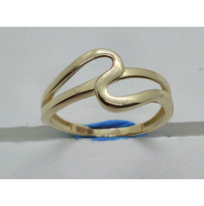 Goud dames ring fantasie open lus mt. 18 - 3210568