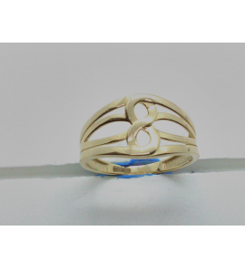 Goud dames ring fantasie open mt. 17¢ - 3210569