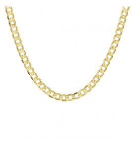 Goud colier gourmet 5.3 mm 55 cm - 3220413