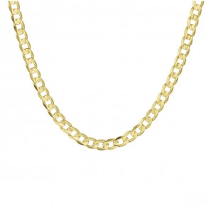 Goud colier gourmet 5.3 mm 55 cm - 3220413