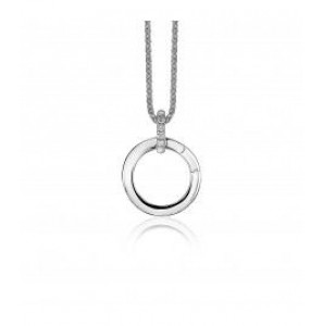 ZINZI zilv. sluitring zirc. voor kleine hangertjes 17 mm - 3200620