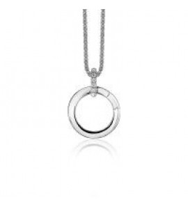 ZINZI zilv. sluitring zirc. voor kleine hangertjes 21.5 mm - 3200621