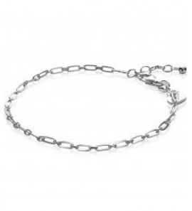 ZINZI zilver armband met &#39;paperclip&#39; schakel 2,4mm 17-20 cm - 3200647