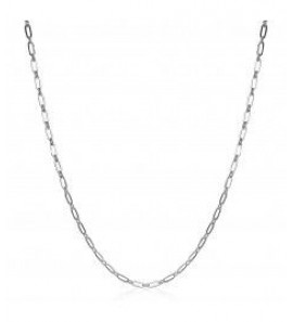 ZINZI zilver collier met &#39;paperclip&#39; schakel 2,4mm 40-45 cm - 3200648