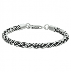 Zilveren Oxide armband vossestaard 5.2 mm 20 cm - 3220145