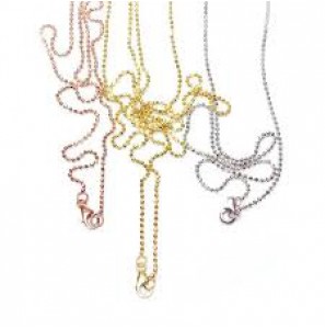 ZINZI zlv. bol collier 0.9 mm 42-45 cm rosÚ verguld - 3191004