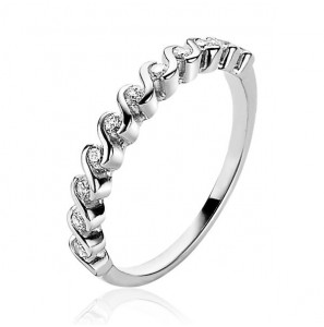 ZINZI zlv.ring s-zetting zirconia&#39;s mt. 54 - 3210734