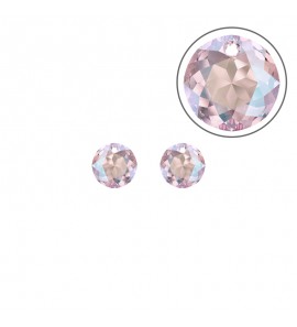 MY iMenso Gold Creoli Tonda pair stone "Brillante crystal" "Light Rose Shimmer" 8 mm - 3223184