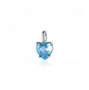 ZINZI zlv. hanger ronde vorm turquoise - 3200677