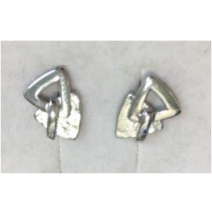 Sueno zilver oorknop mat/glans - 3190245
