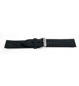 Bear horlogeband kunststof PU zwart 22 mm - 3220709