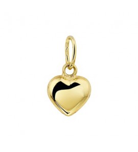 Goud bedel hartje 7 mm - 42643