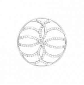 MY iMenso "swirling web" fantasy cz 33 mm insignia (925/rhod-plated) - 3193179