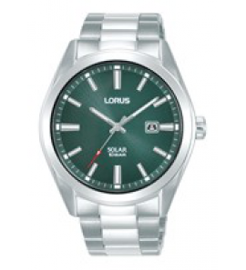 Lorus heren solarss bracelet groen 100m wr - 3221541