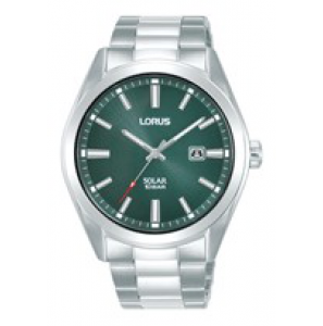 Lorus heren solarss bracelet groen 100m wr - 3221541