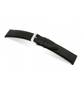 Happel Lederband Arezzo 30 mm zwart, glad - 3210014