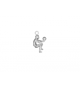 Zilver hanger/bedel Volleyballer - 3017159