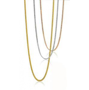 ZINZI zilv. gourmet collier 1.6 mm 45 cm - 3200692