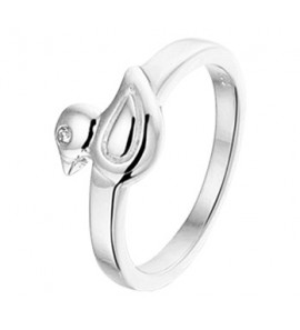 Zilver RH kinderring eentje mt. 14 - 3202026