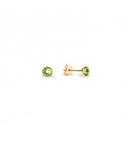 Spark Pinpoint Gilded studs Cristal groen - 3200418
