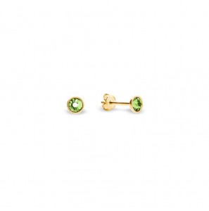 Spark Pinpoint Gilded studs Cristal groen - 3200418