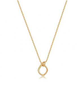 Ania Haie Gold Knot Pendent  Necklece M - 3211496