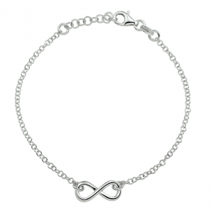 Zilver armband infinety 13-16 cm - 3230017