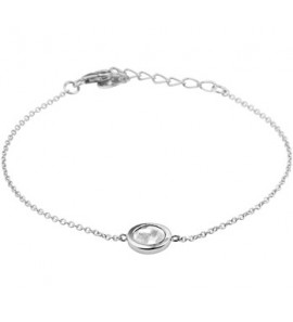 Zilver RH armband met zirkonia 17-20 cm - 3201012